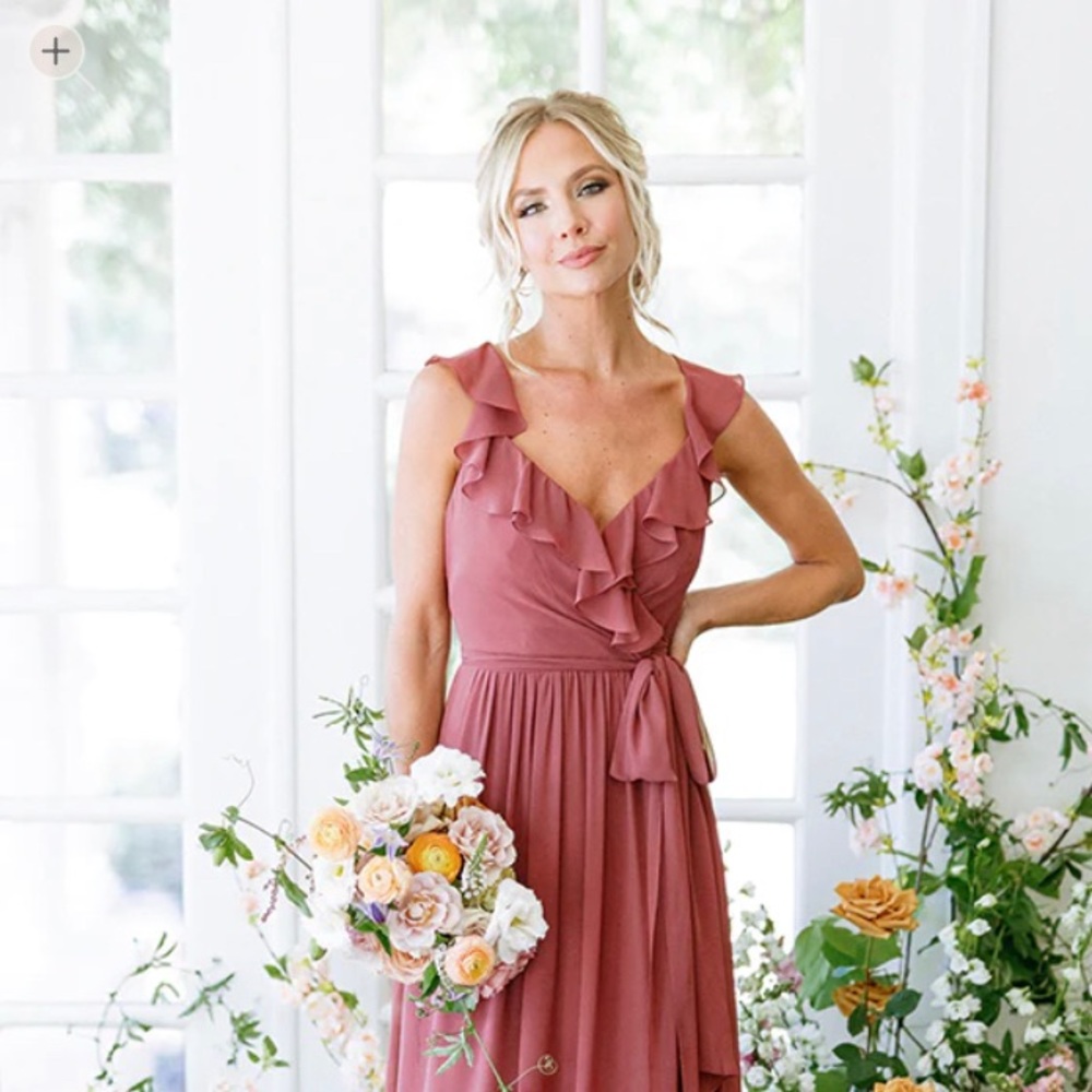 Revelry Green Bridesmaid/Long Dress